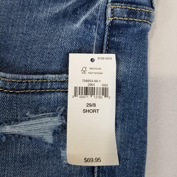 Gap Universal Jegging Jeans Womens 29/8 Short Blue High Rise Super Skinny NWT - Picture 5 of 13